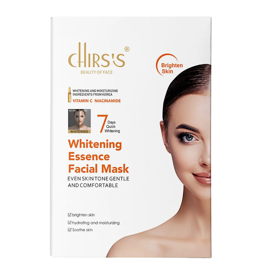 Chirs's - Whitening Essence Facial Mask - 10pcs