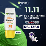 Mega Deal13-Garnier - Bright Complete Vitamin C Super UV Matte Sunscreen SPF50+ - 30ml