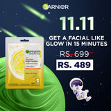 Mega Deal8-Garnier - Bright Complete Tissue Face Mask For Brighter Skin