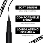 Lamel - Black Eyeliner with Soft Brush 401 0,6ml