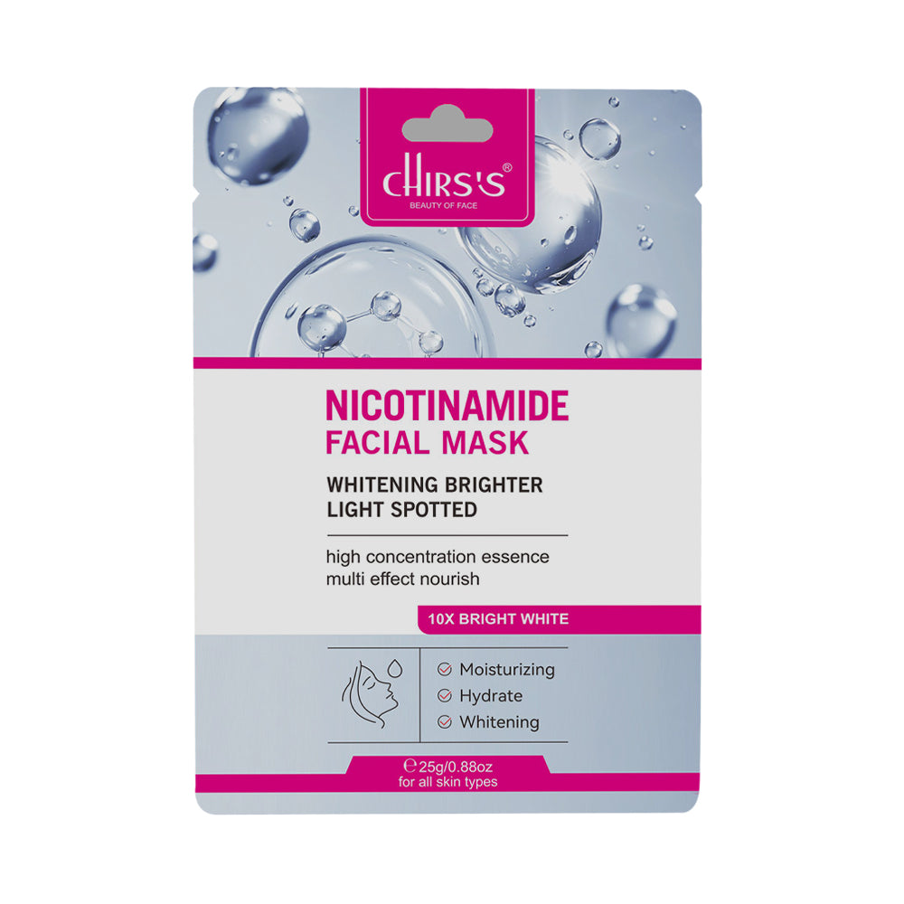 Chirs's - Nicotinamide Facial Mask - 10pcs