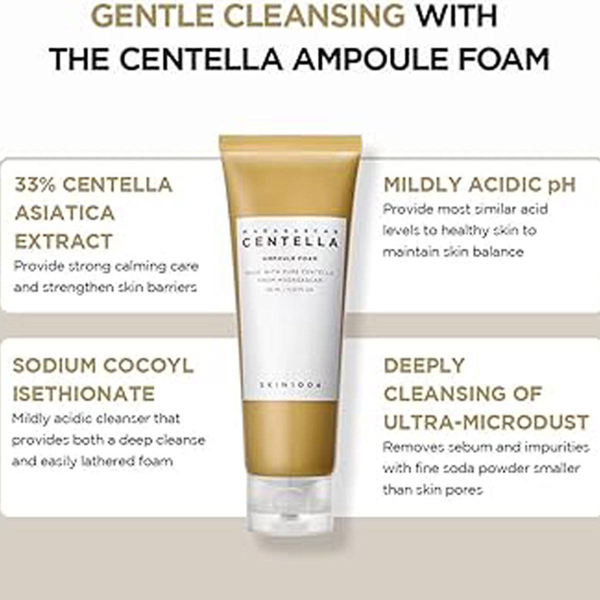 Skin1004 - Madagascar Centella Ampoule Foam 125ml