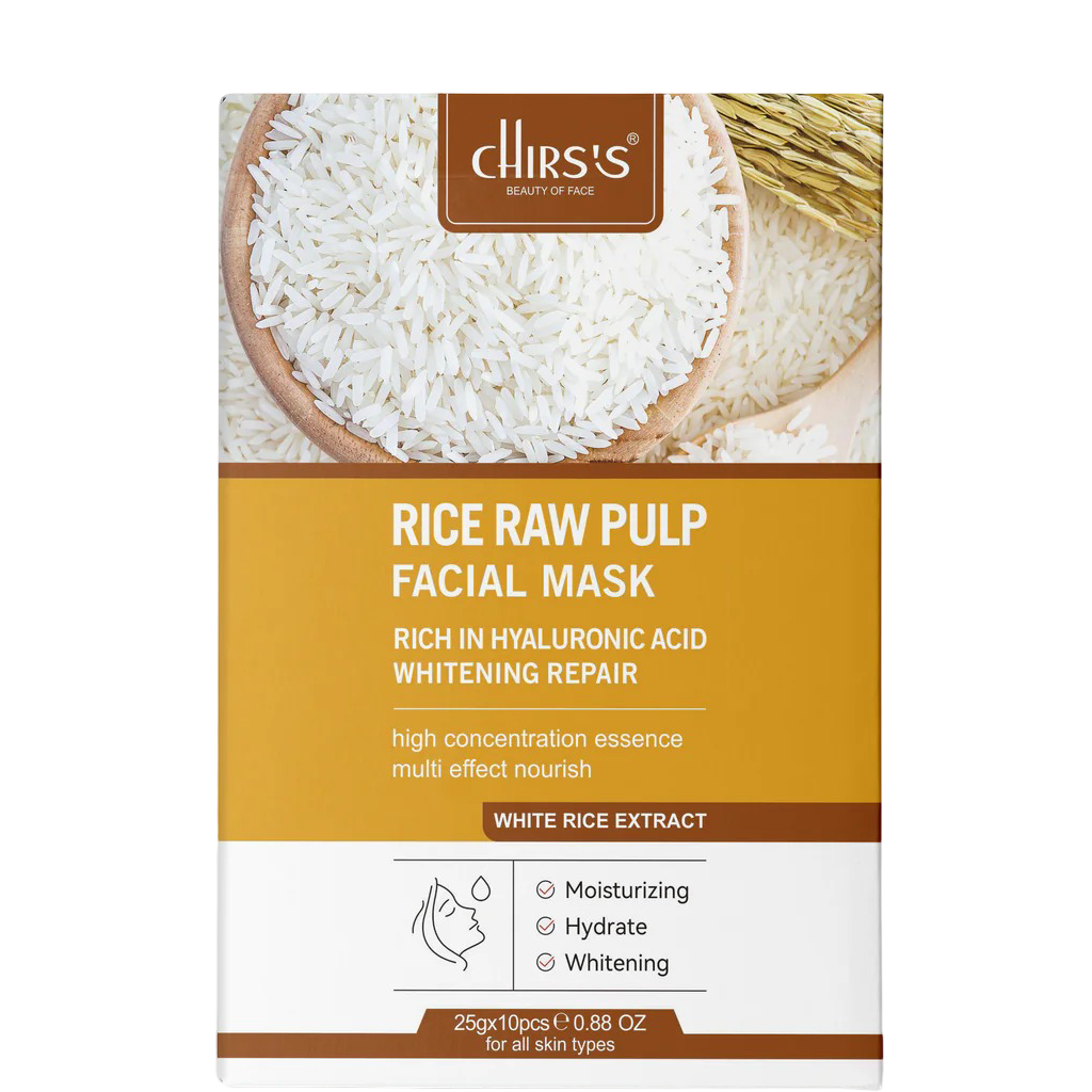 Chirs's - Rice Facial Mask - 10pcs