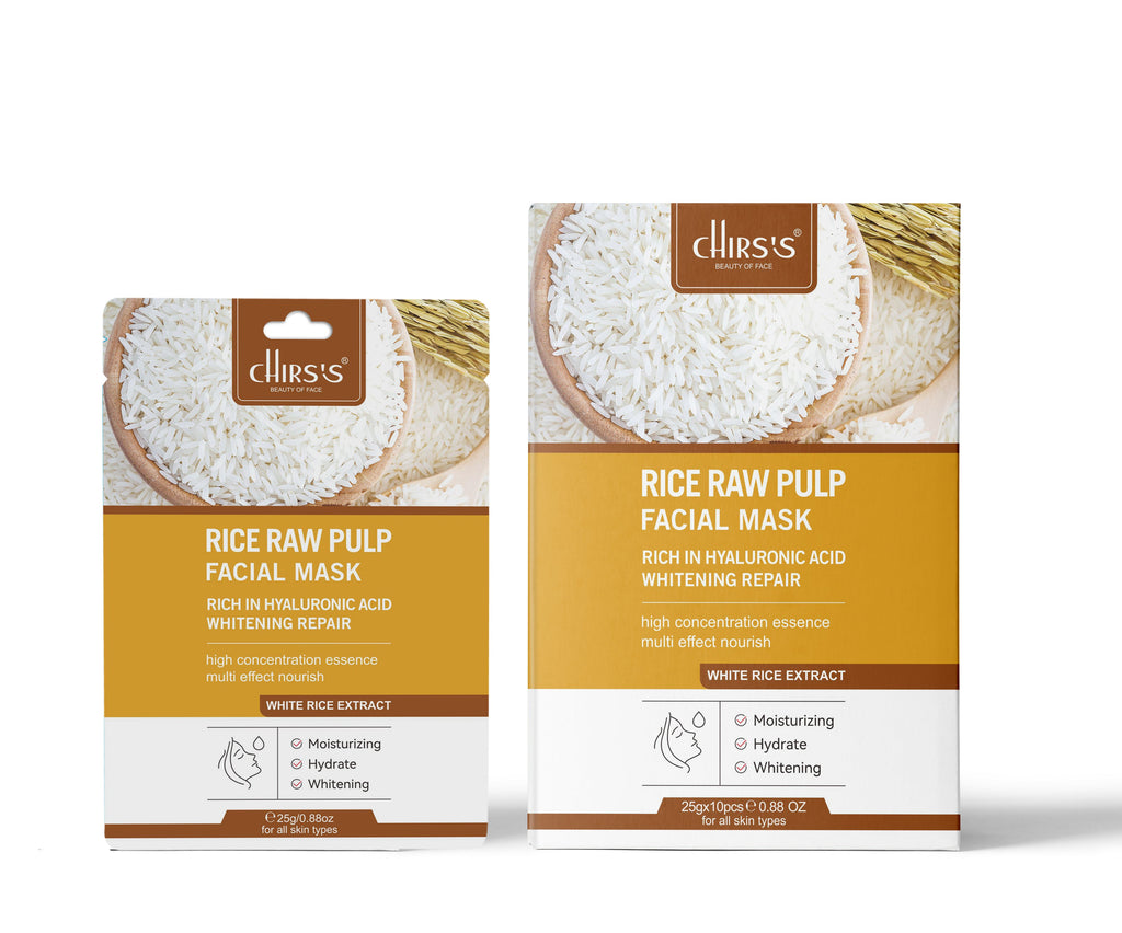 Chirs's - Rice Facial Mask - 10pcs
