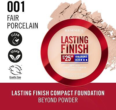 Rimmel London - Lasting Finish Compact Powder Foundation - 001 Fair Porcelain