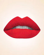 Close-up lip swatch of Swiss Miss Classic Lipstick in Gypsy Rose M-222 shade applied on lips.