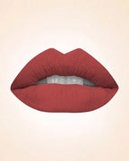 Close-up lip swatch of Swiss Miss Classic Lipstick in Misty Mauve M-507 shade.