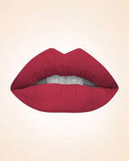 Close-up lip swatch of Swiss Miss Classic Lipstick in Shocking Pink M-285 shade.