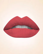 Close-up lip swatch of Swiss Miss Classic Lipstick in Slate Rose M-259 shade.
