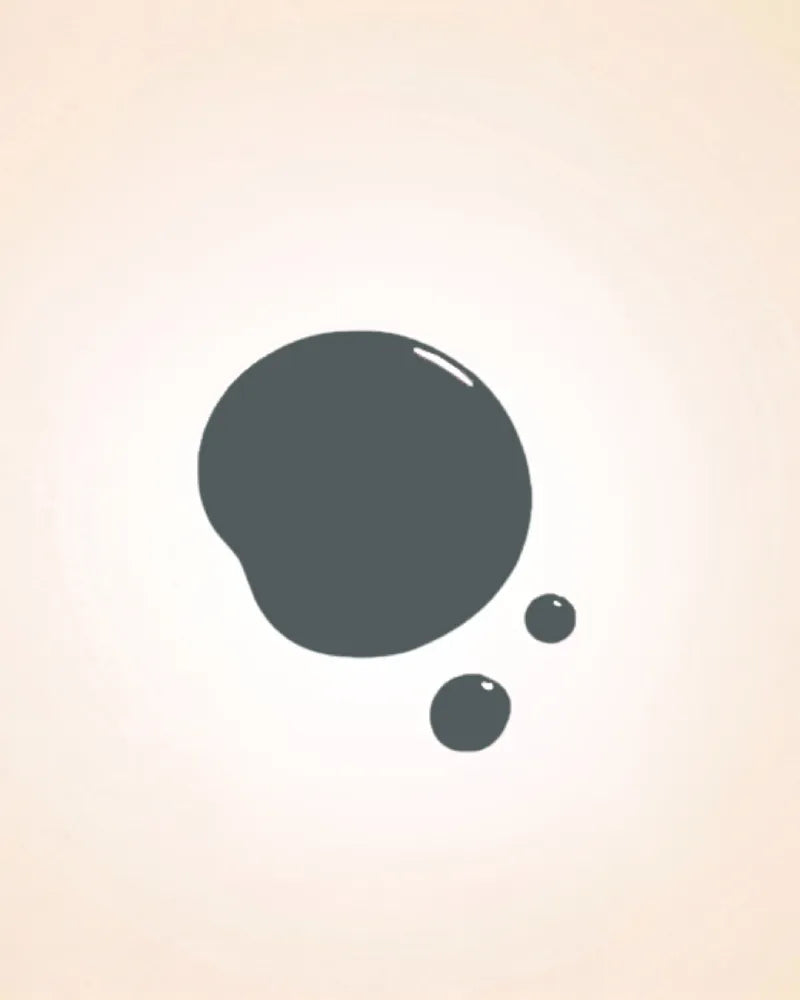 Color swatch drop of Swiss Miss Olive Grey shade F-405 quick dry nail polish.