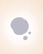 Color swatch drop of Swiss Miss Silver Lining shade 812 quick dry nail polish.