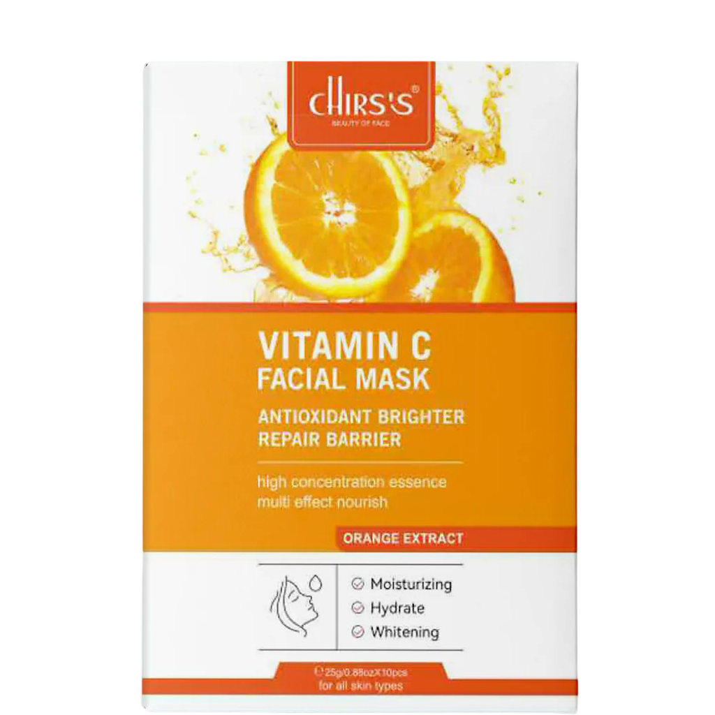 Chirs's - Vitamin C Facial Mask - 10pcs