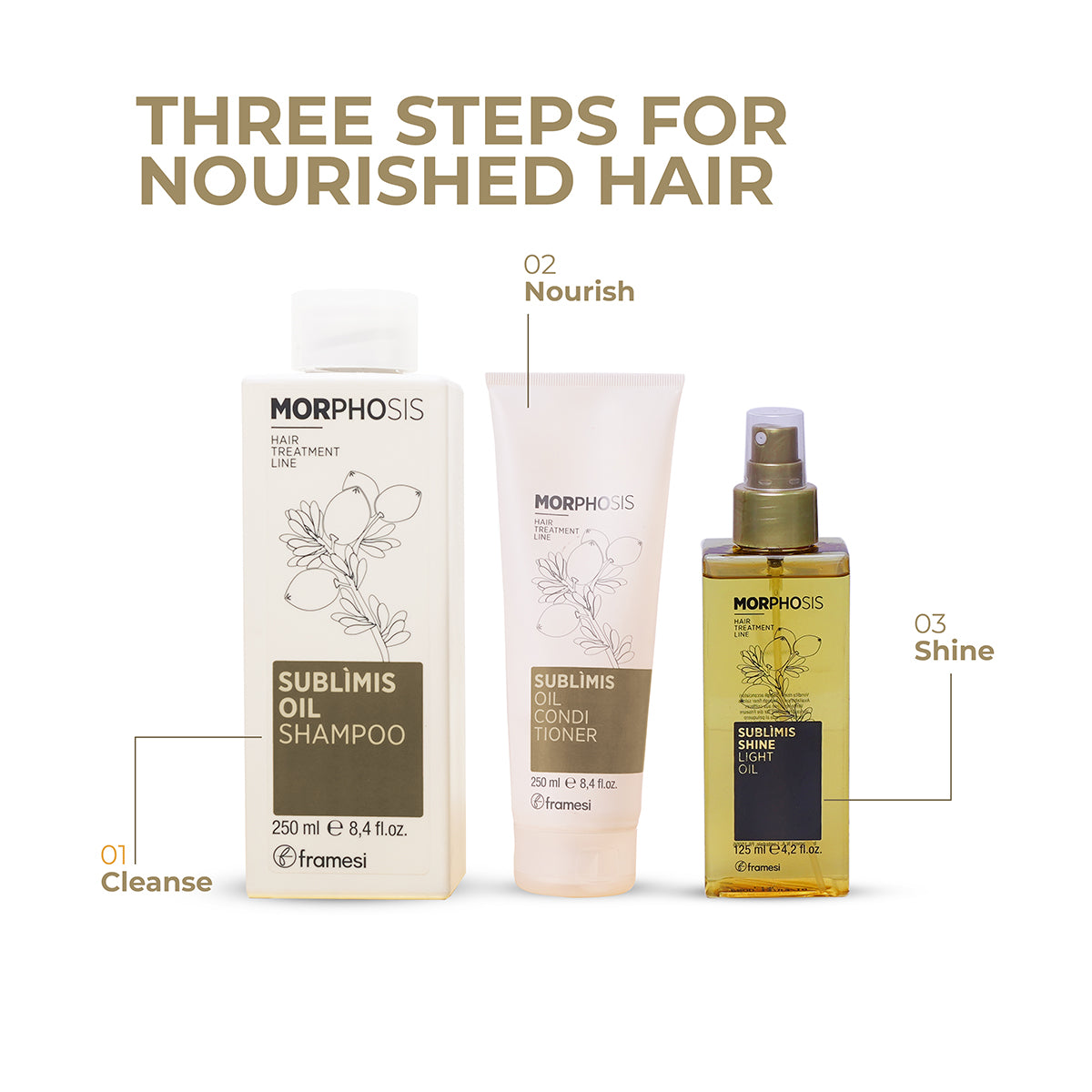 Framesi - Morphosis Sublimis Shine Light Oil 125 ml