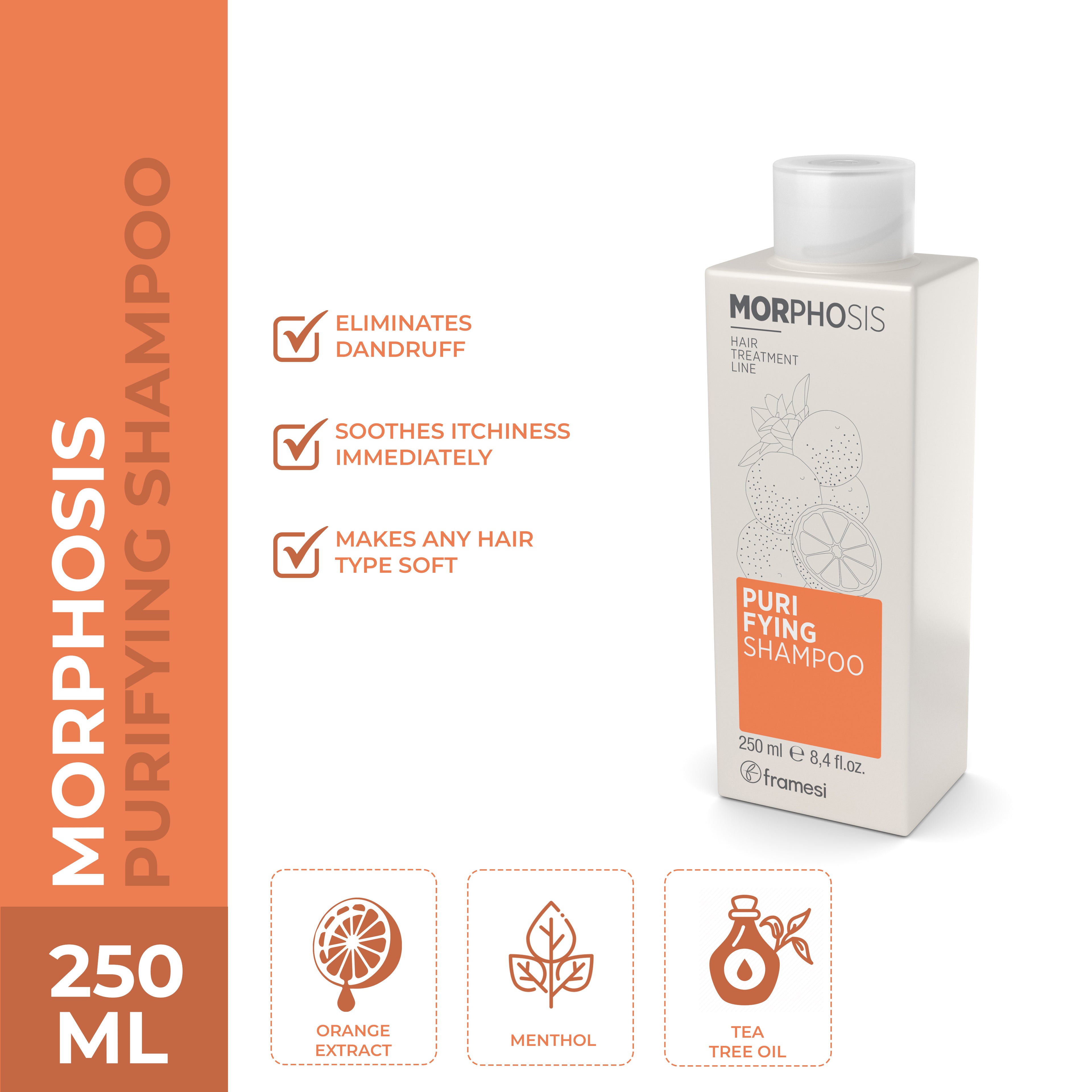 Framesi - Morphosis Purifying Shampoo 250 ml