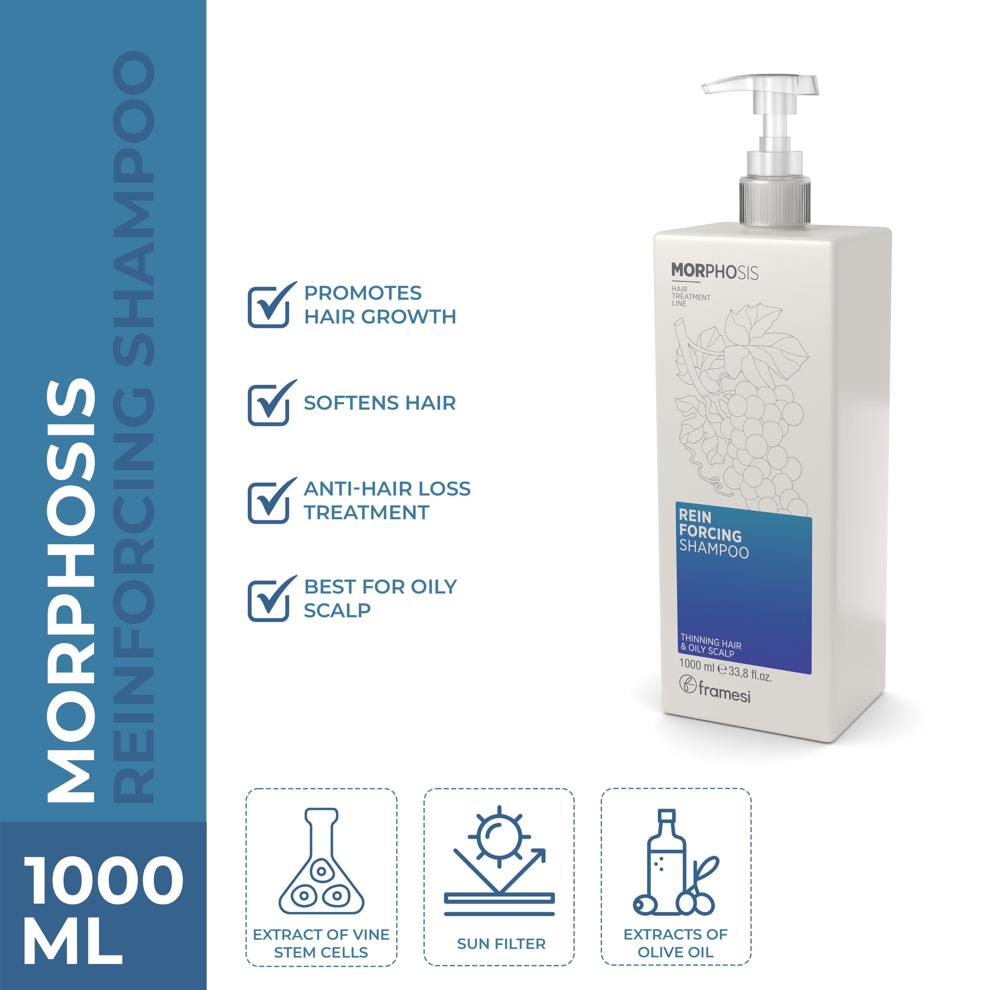 Framesi - Reinforcing Shampoo - 1000 ml