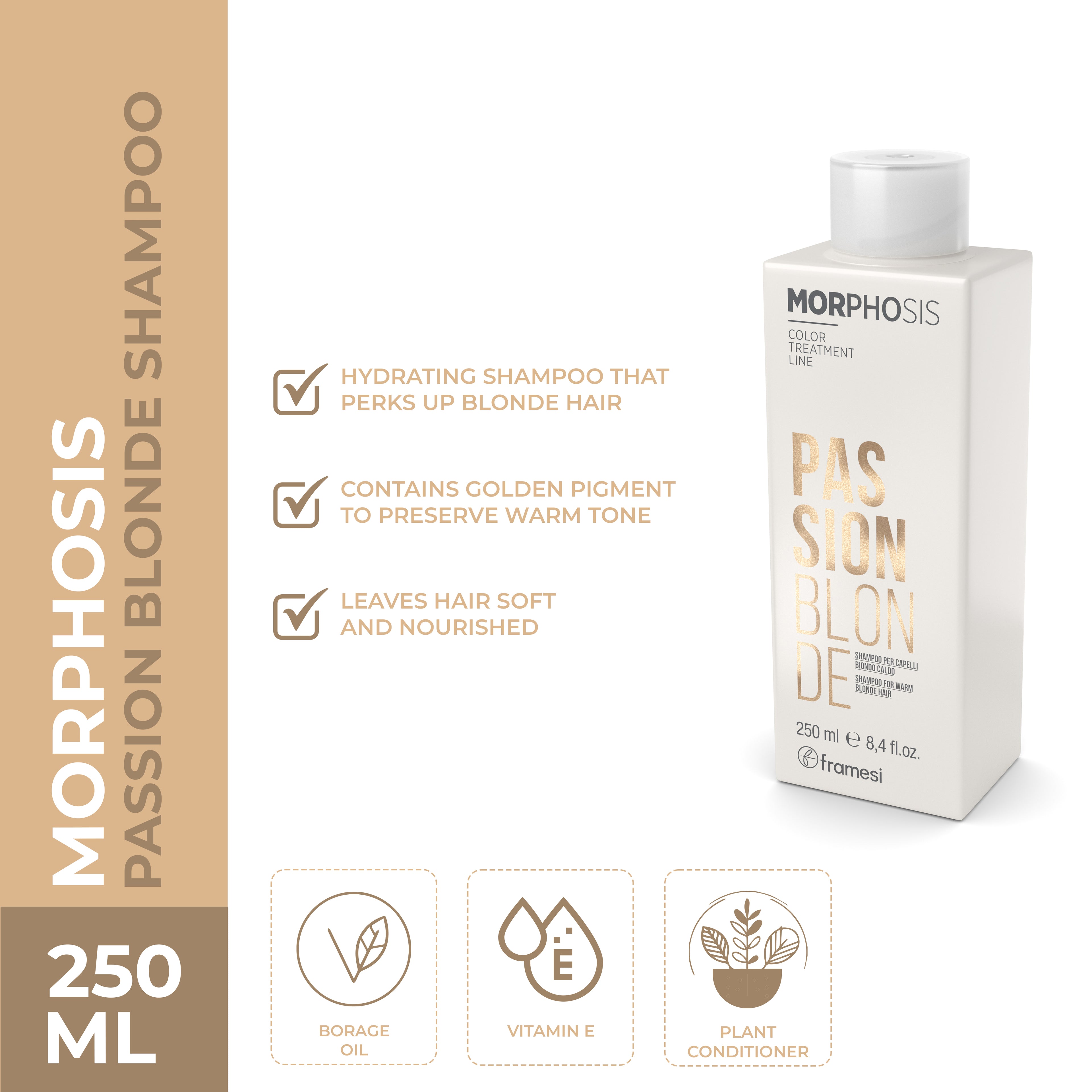 Framesi - Passion Blonde Shampoo - 250 ml