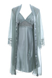 BLS - Heloise Silk And Chantilly Nighty - Green