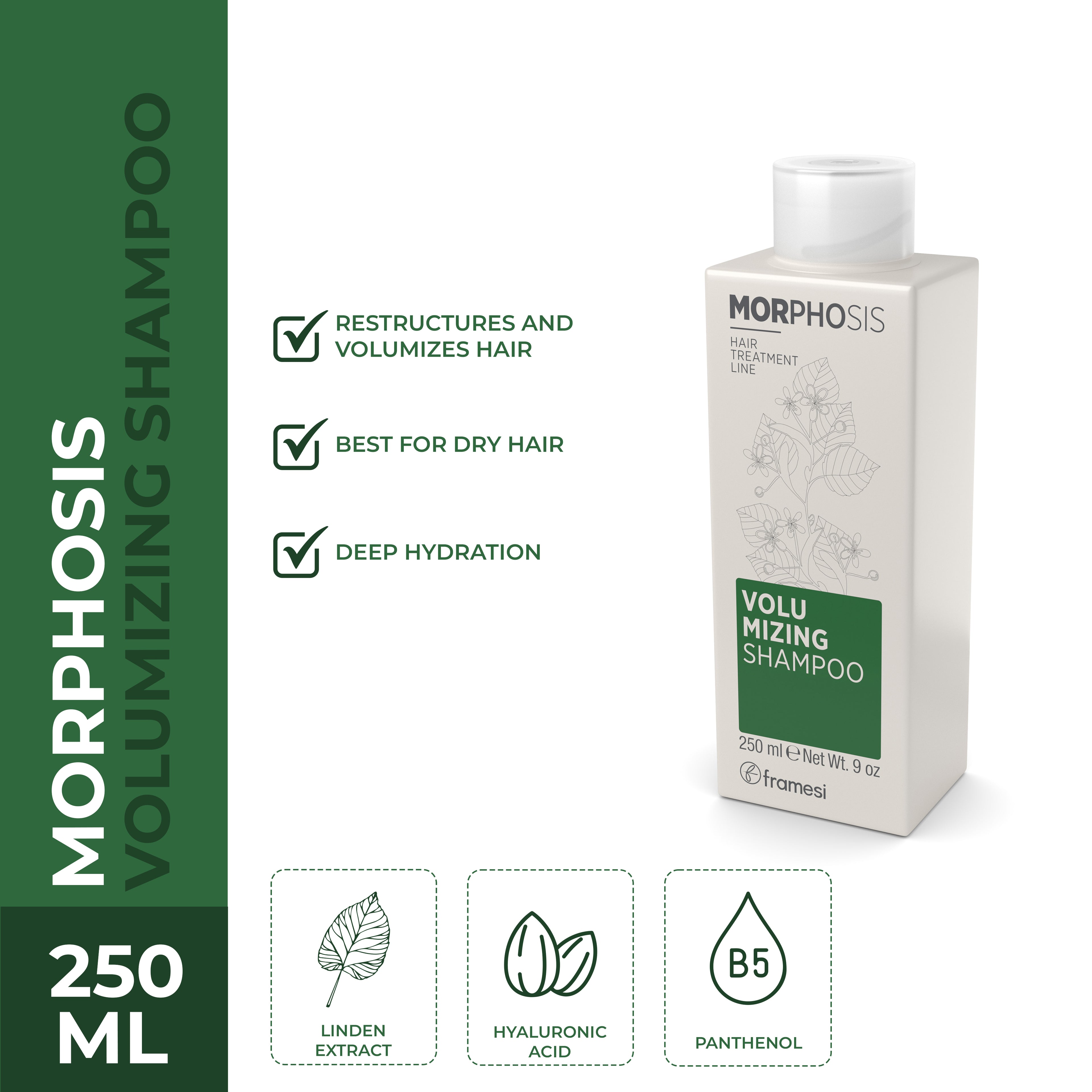 Framesi - Morphosis Volumizing Shampoo 250 ml