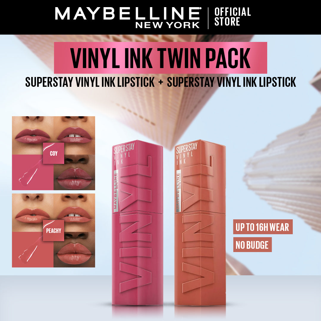 Maybelline - Vinyl Ink Liquid Lipstick Twin Pack