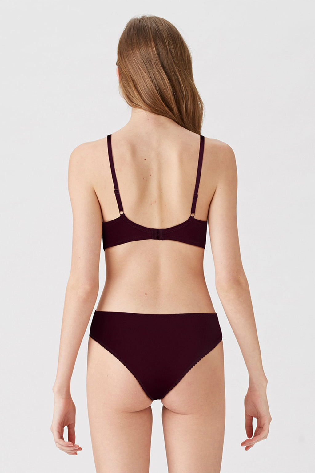 BLS - Breathable Lace Panty - Burgundy