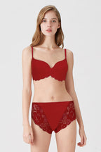 BLS - Breathable Lace Panty - Red