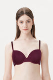 BLS - Cheree Wired And Padded Cotton Bra - Berry