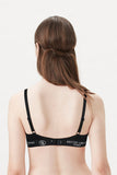 BLS - Cheree Wired And Padded Cotton Bra - Black