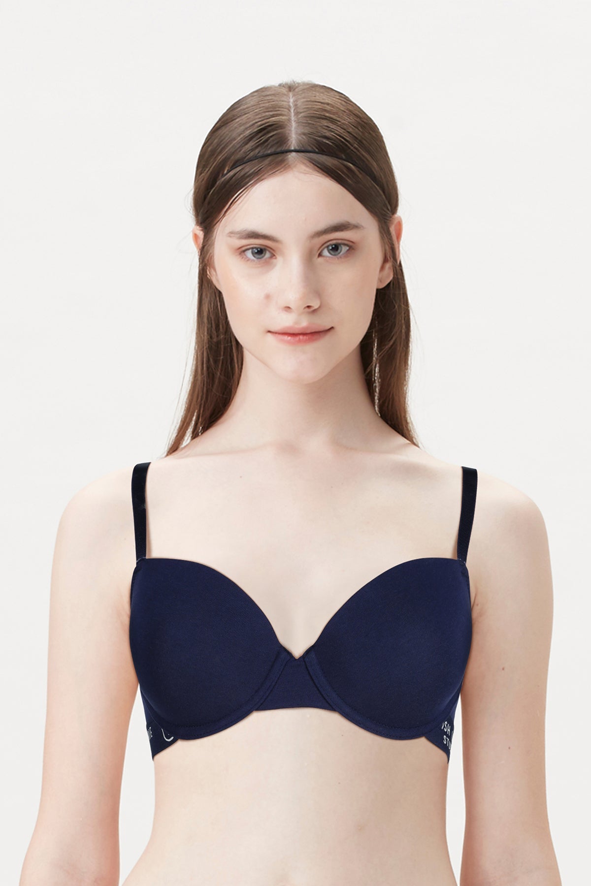 BLS - Paza Wired And Padded Cotton Bra - Light Blue – Makeup City Pakistan