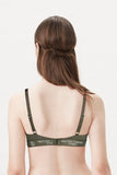 BLS - Cheree Wired And Padded Cotton Bra - Leaf Green