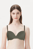 BLS - Cheree Wired And Padded Cotton Bra - Leaf Green