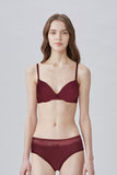 BLS - Papillon Cotton Panty - Burgundy