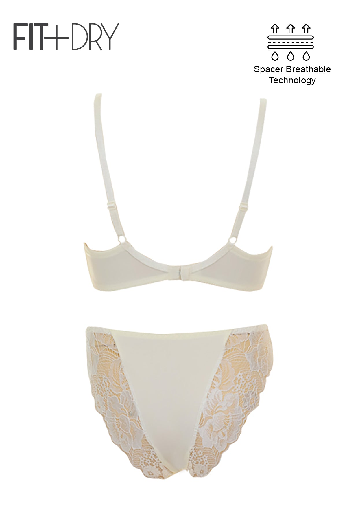 BLS - Breathable Wired And Light Padded Bra - Ivory