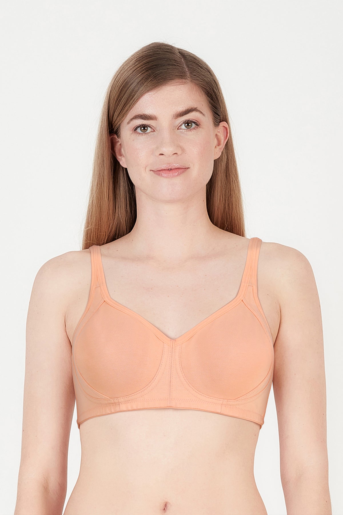 BLS - Calantha Non Wired And Non Padded Cotton Bra - Salmon