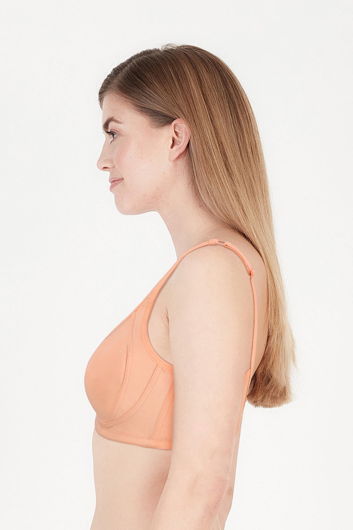 BLS - Calantha Non Wired And Non Padded Cotton Bra - Salmon