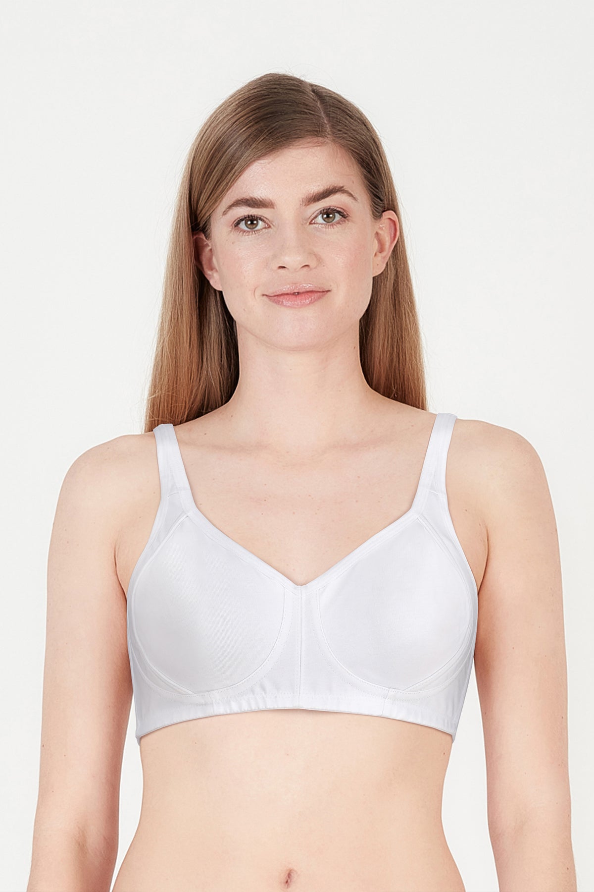 BLS - Calantha Non Wired And Non Padded Cotton Bra - White