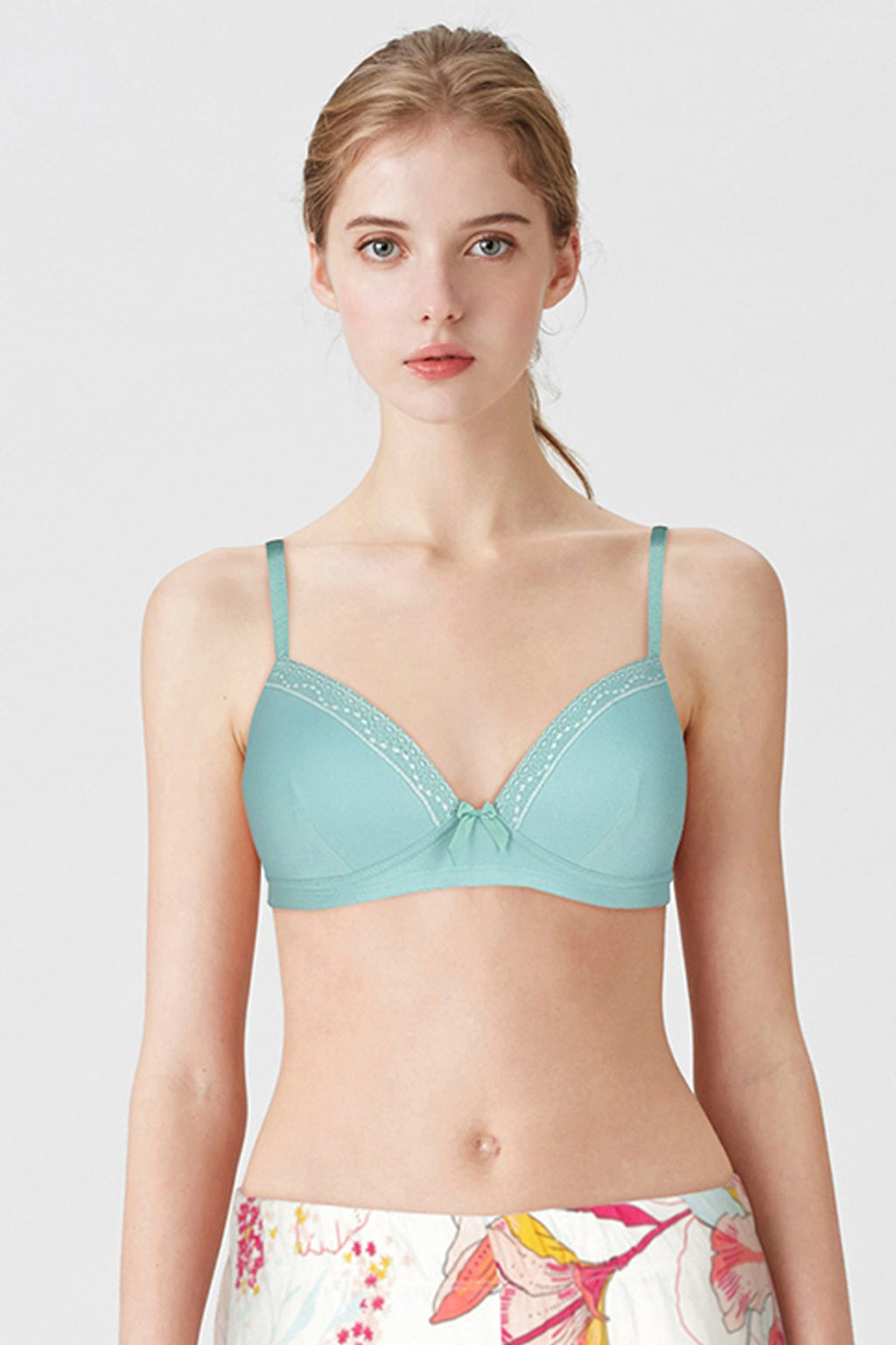 BLS - Clarie Non Wired And Padded Bra - Sea Green