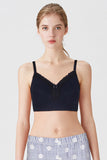 BLS - Colette Non Wired And Non Padded Cotton Bra - Navy Blue