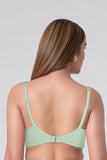 BLS - Colma Non Wired And Padded Cotton Bra - Sea Green