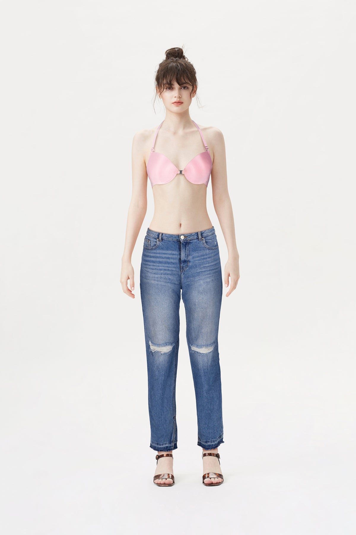 BLS - Frida Wired And Pushup Bra - Pink