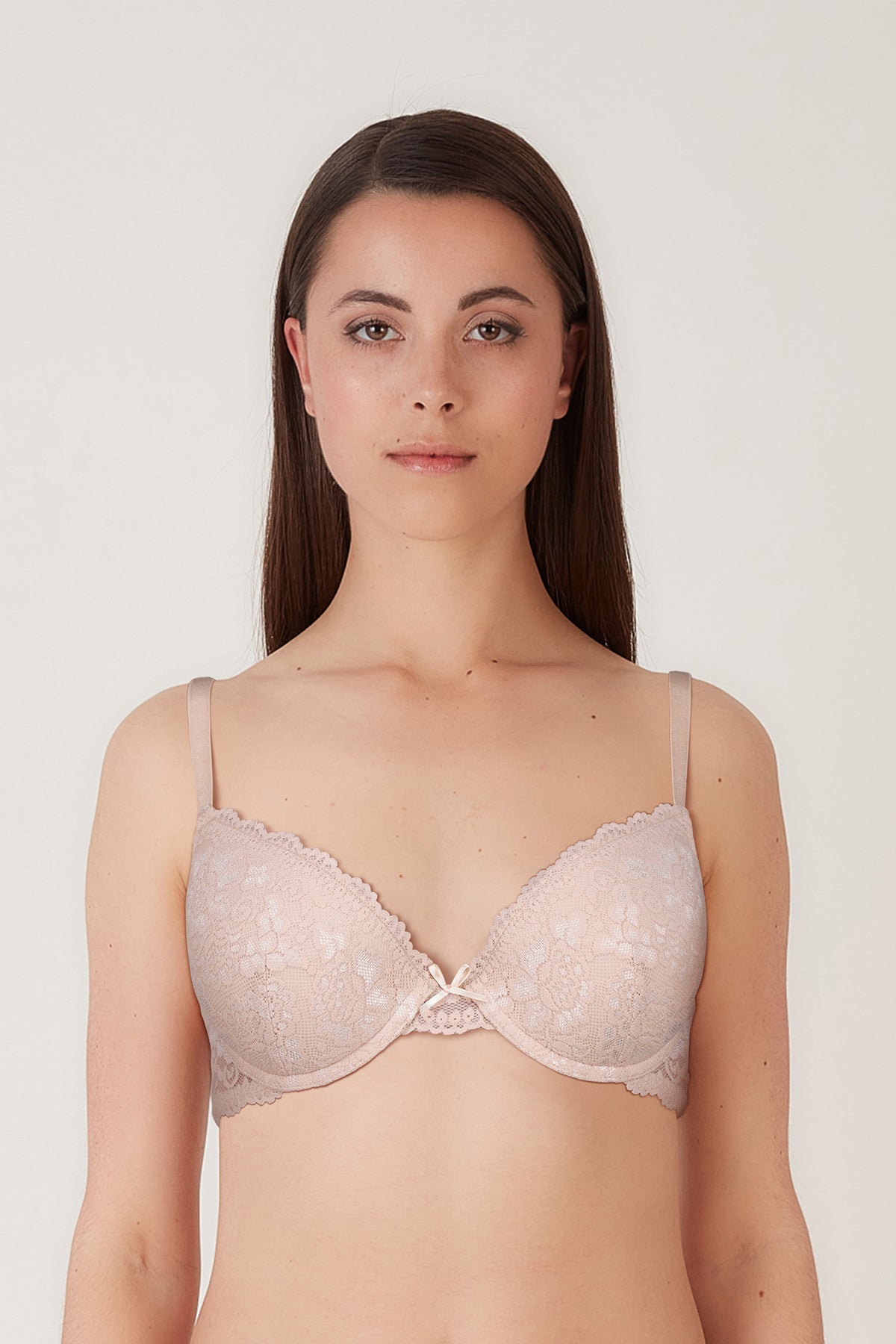 BLS - Passion Wired And Pushup Lace Bra - Piony