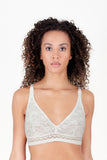 BLS - Pinkie Non Padded Lace Bralette - White