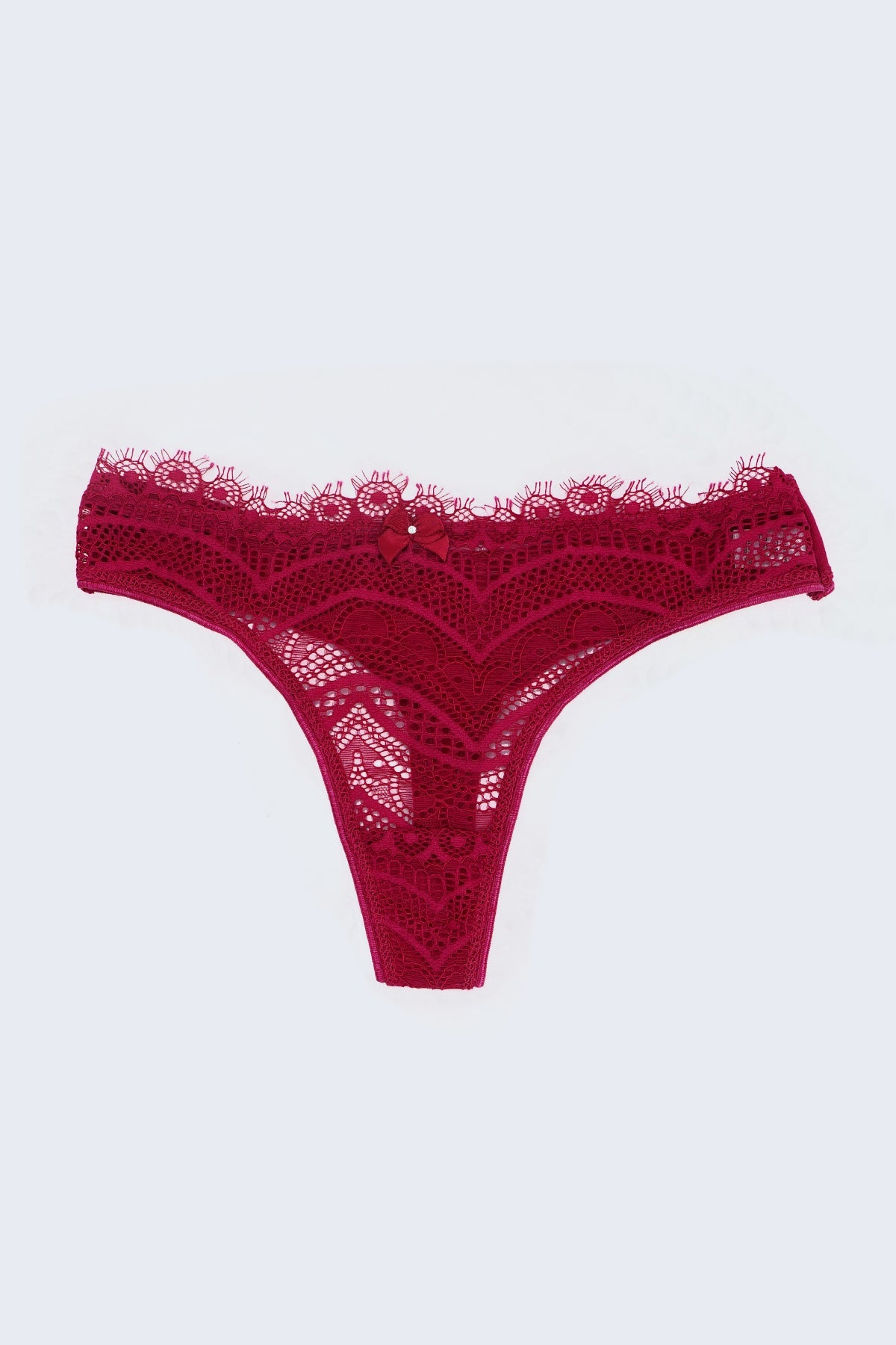 BLS - Lenore Lace Thong - Fuchsia