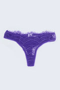 BLS - Lenore Lace Thong - Salmon