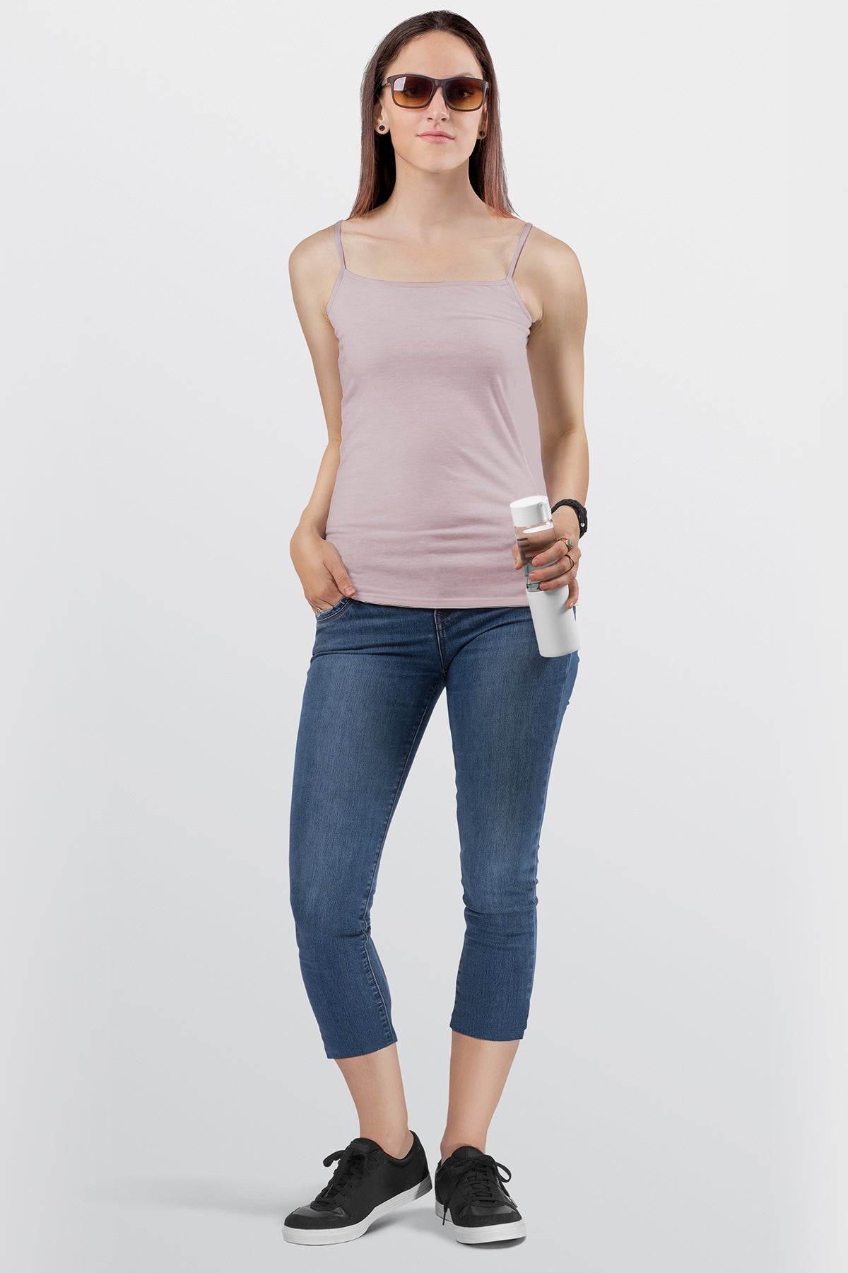 BLS - Colleen Stretchable Cotton Camisole - Pink