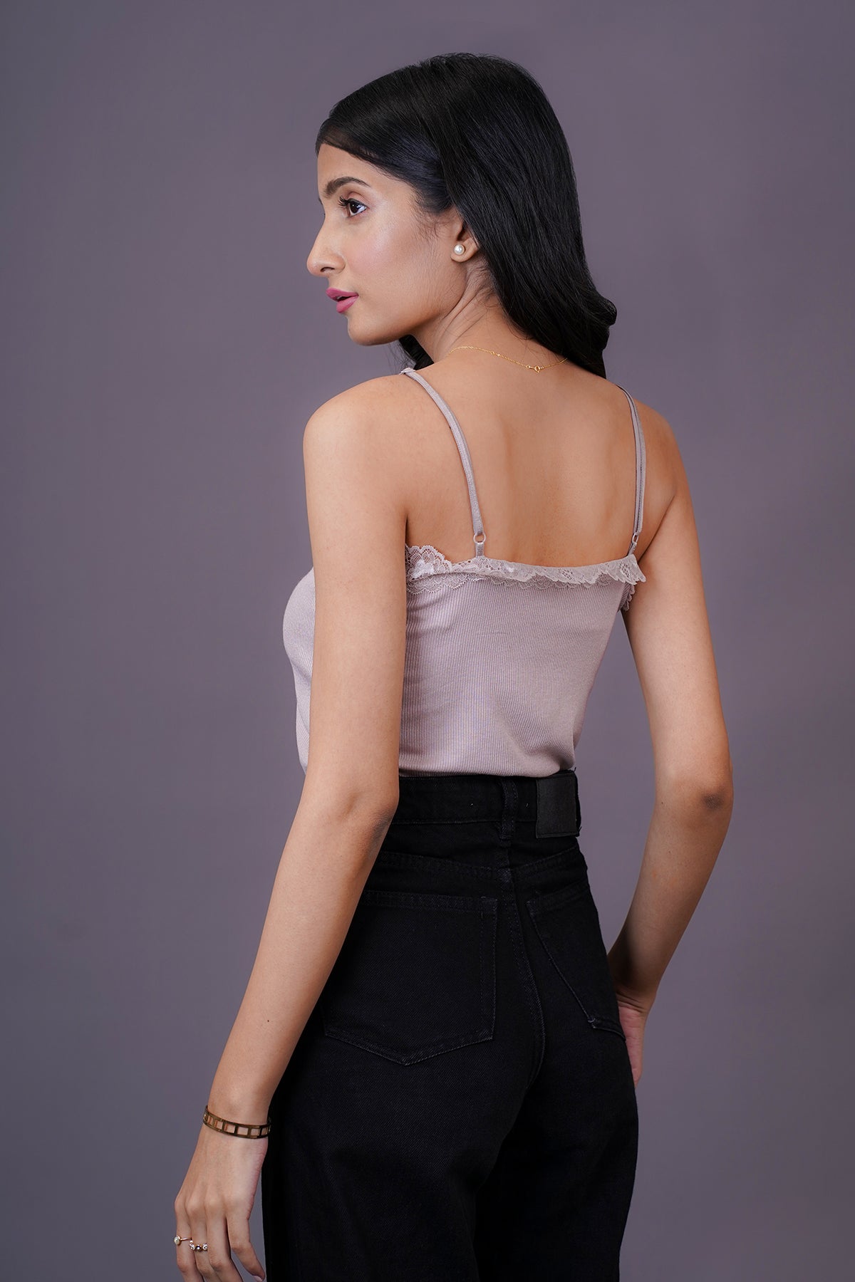 BLS - Ayleen Lace Camisole - Bark Pink