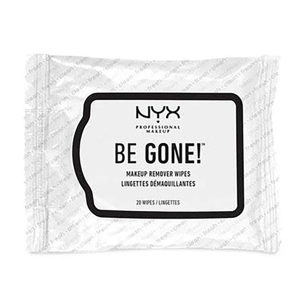 NYX - Be Gone Makeup Remover Wipes - 01