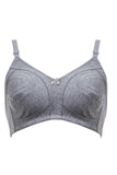 BLS - Clara Non Wired And Non Padded Cotton Bra - Grey