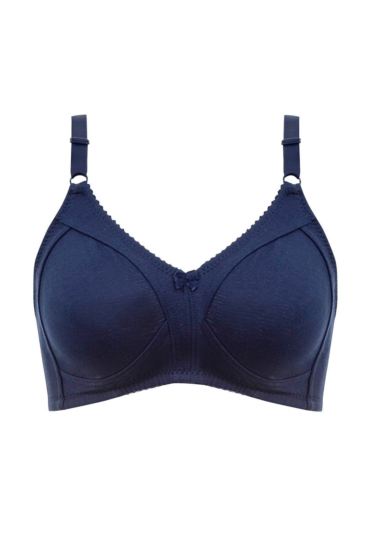 BLS - Clara Non Wired And Non Padded Cotton Bra - Navy Blue