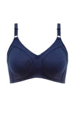 BLS - Clara Non Wired And Non Padded Cotton Bra - Navy Blue