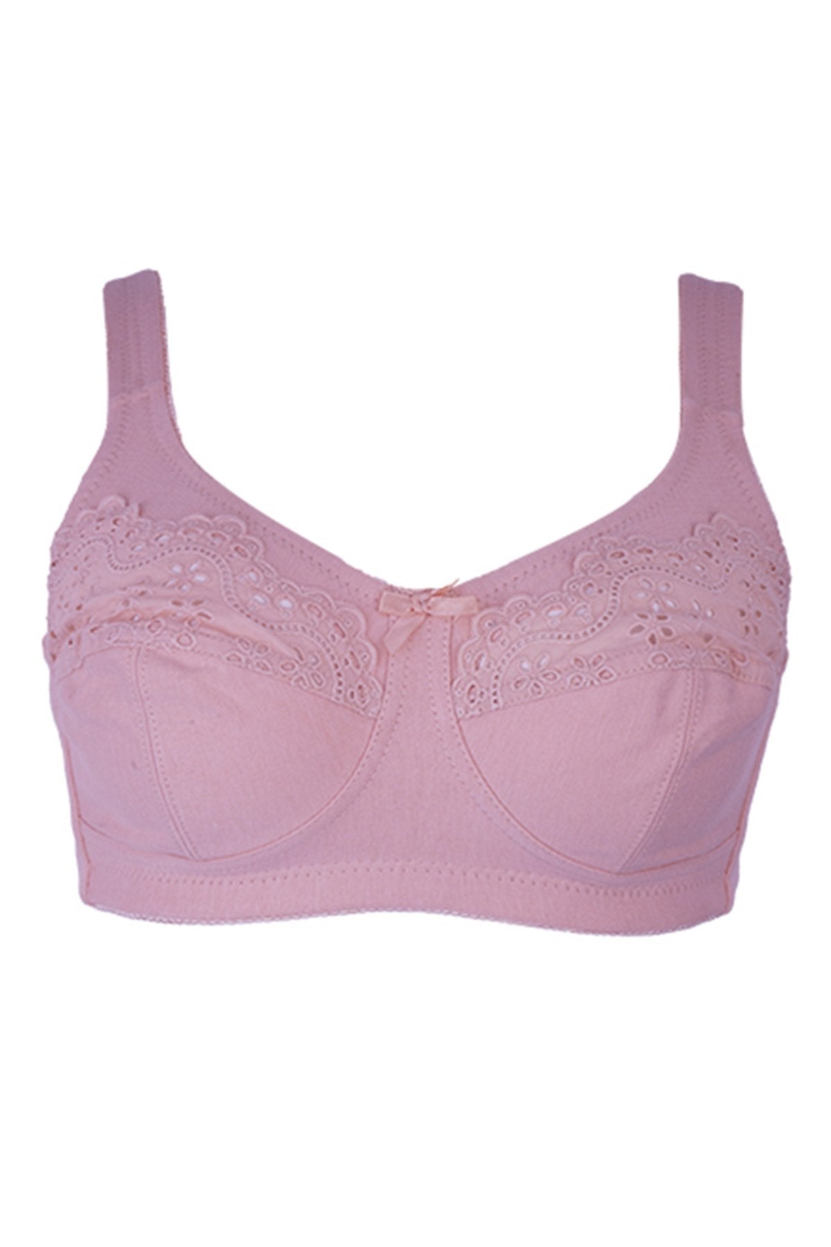 Soft Cotton Embroider Skin Bra Size 34 - 1 Pcs